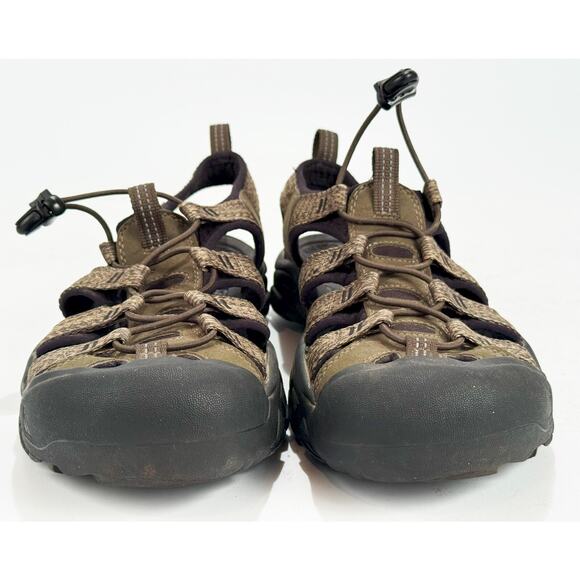 Keen Newport H2 Sandals Olive Green Waterproof Hiking Men’s Size 8 Trail Shoe - Picture 2 of 7